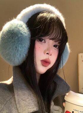 高品质~杨超越同款仿兔毛耳罩