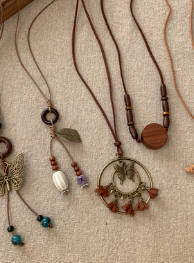 波西米亚异域民族风项链新中式