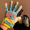 Dopamine contrast color riding motorcycle gloves women's summer