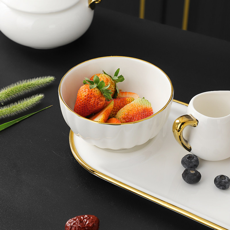 美容院养生粥碗银耳汤碗点心碗燕窝碗甜品碗轻奢中式糖水碗甜点碗