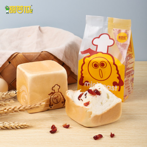 甜苦瓜 可可生巧牛奶手撕面包 奶香夹心吐司手工早餐休闲零食品 - 图2