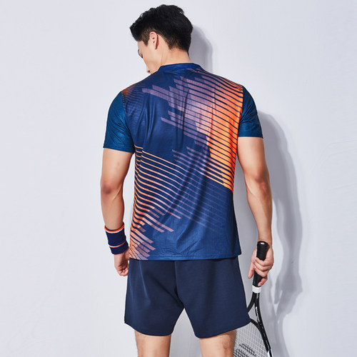 佩琪酷2026新款羽毛球服女款速干夏季短袖运动服套装男透气网球服 - 图3