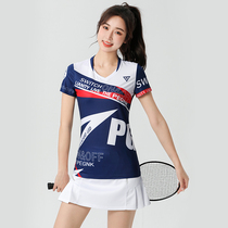 Peggy Cool 2023 New Badminton Suit Womens Fashion Body Training Sportswear Competition Customised Suit Team Uniform