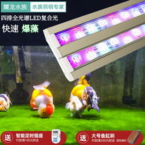 Full spectrum Burst Algae stand lamp Water grass straw cylinder lamp Lanshou goldfish lamp out toss plant lamp led waterproof fish tank lamp