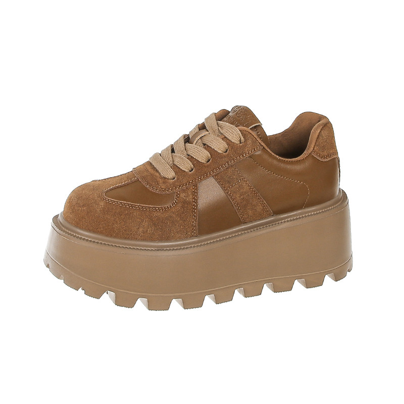 内增高女鞋10cm2025秋冬新款休闲松糕鞋百搭老爹鞋厚底加绒板鞋女,淘宝优惠券,粉丝福利购,淘宝优惠卷