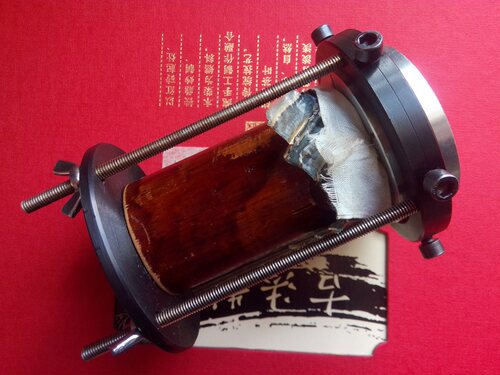 京胡专用蒙皮工具紧箍咒式西皮二黄通用维修仿生皮蛇皮蒙皮 - 图2
