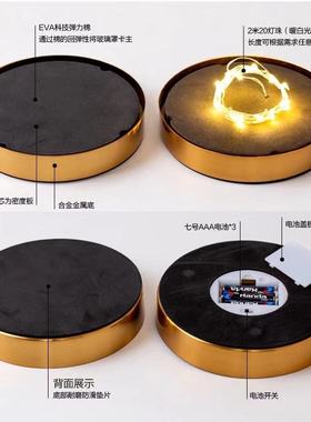 diy电镀金属器皿eva掉落永生花