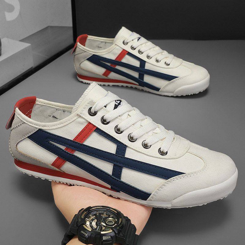 夏季阿甘男鞋子潮鞋一脚蹬透气潮流懒人潮牌百搭布鞋休闲帆布板鞋,淘宝优惠券,粉丝福利购,淘宝优惠卷