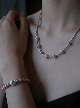 天然淡水珍珠手链小众高级感
