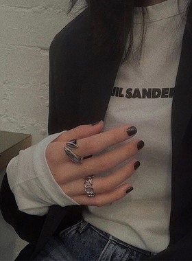 开口戒指ceroenmi/chic银可女