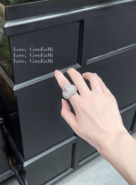 CeroEnMi满钻土星戒指