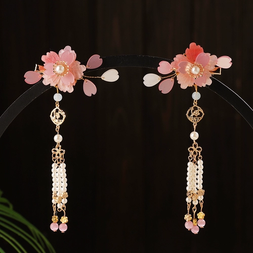 皇磊 Детское ханьфу, аксессуар для волос с кисточками