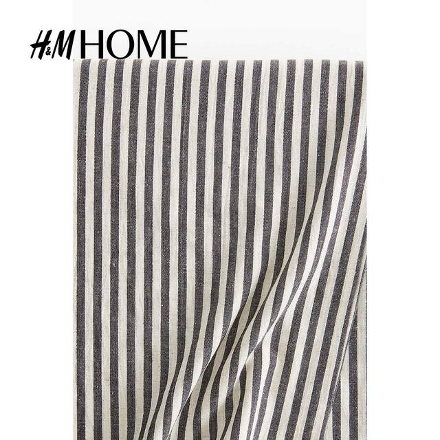 HM HOME home fabric tablecloth casual home kitchen striped tablecloth 1238708
