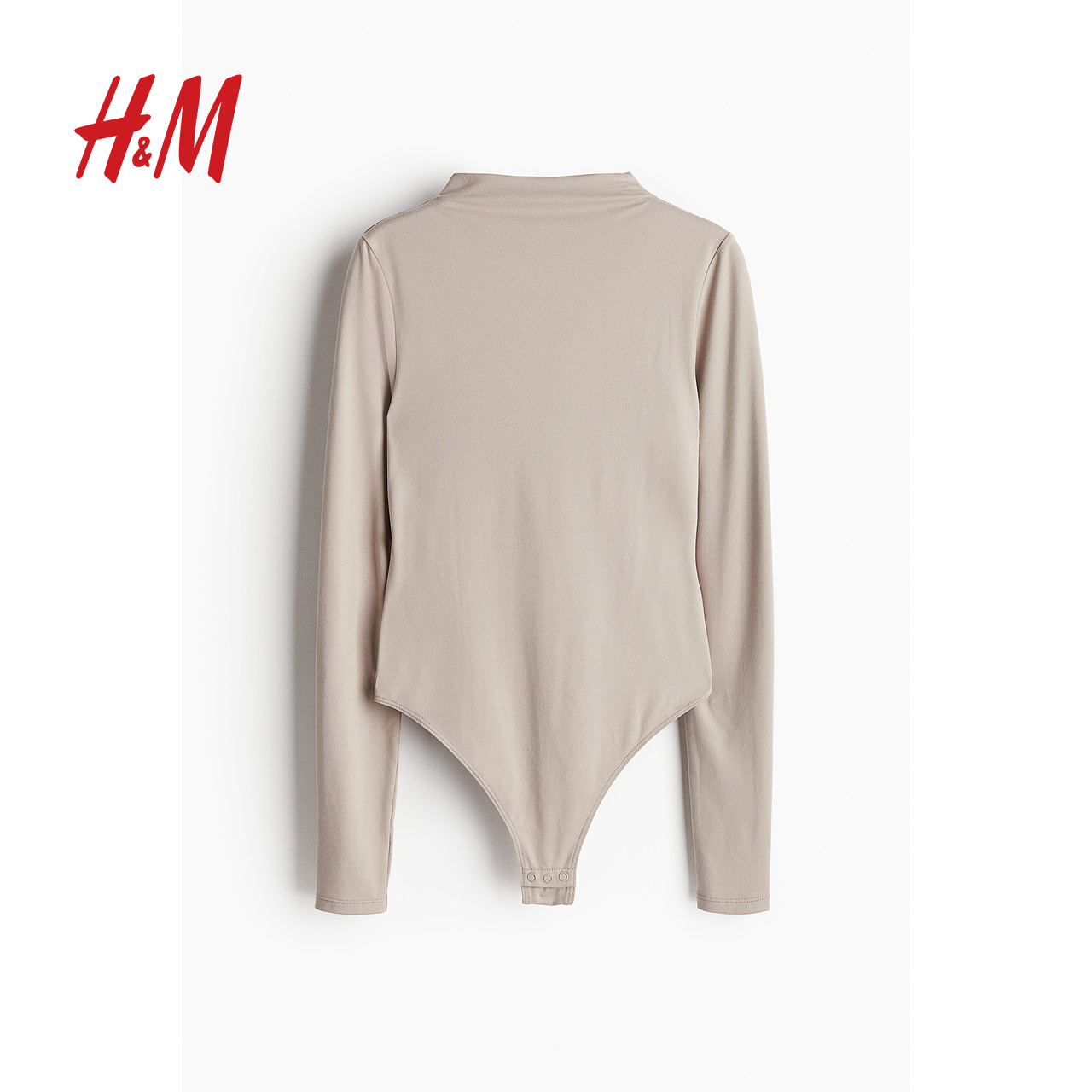 HM女士打底衫秋季高领连体紧身衣1254797 - 图3