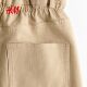HM Women's Pants 2026 Summer New Basic Commuting Wear Paper Bag Waist Bermuda Shorts 1333443