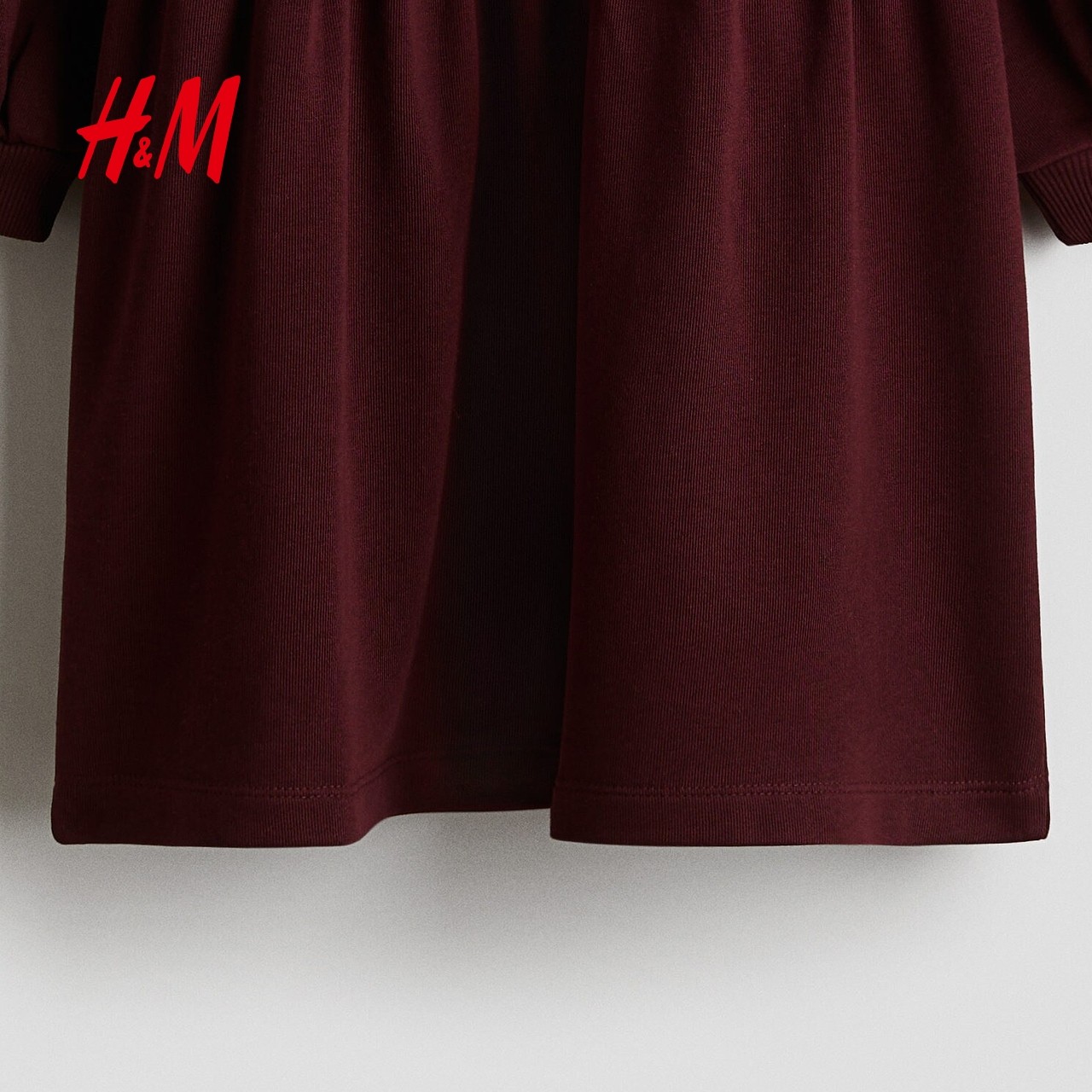 HM童装儿童女童连衣裙红色拜年服新年宽松长袖蓬松裙摆0984595,淘宝优惠券,粉丝福利购,淘宝优惠卷