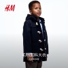 HM children's clothing children's boys' coat warm outdoor single-breasted duffle coat 1242008