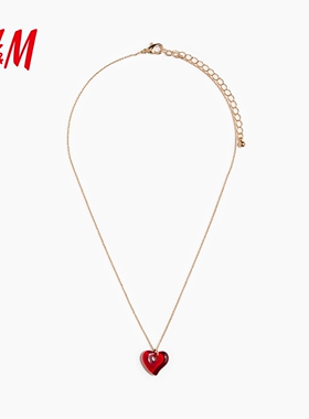 H&M2026春季新款女士心形吊坠项链1328831