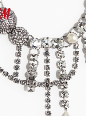 HM2026春季新款女士时尚饰品水钻项链1306633