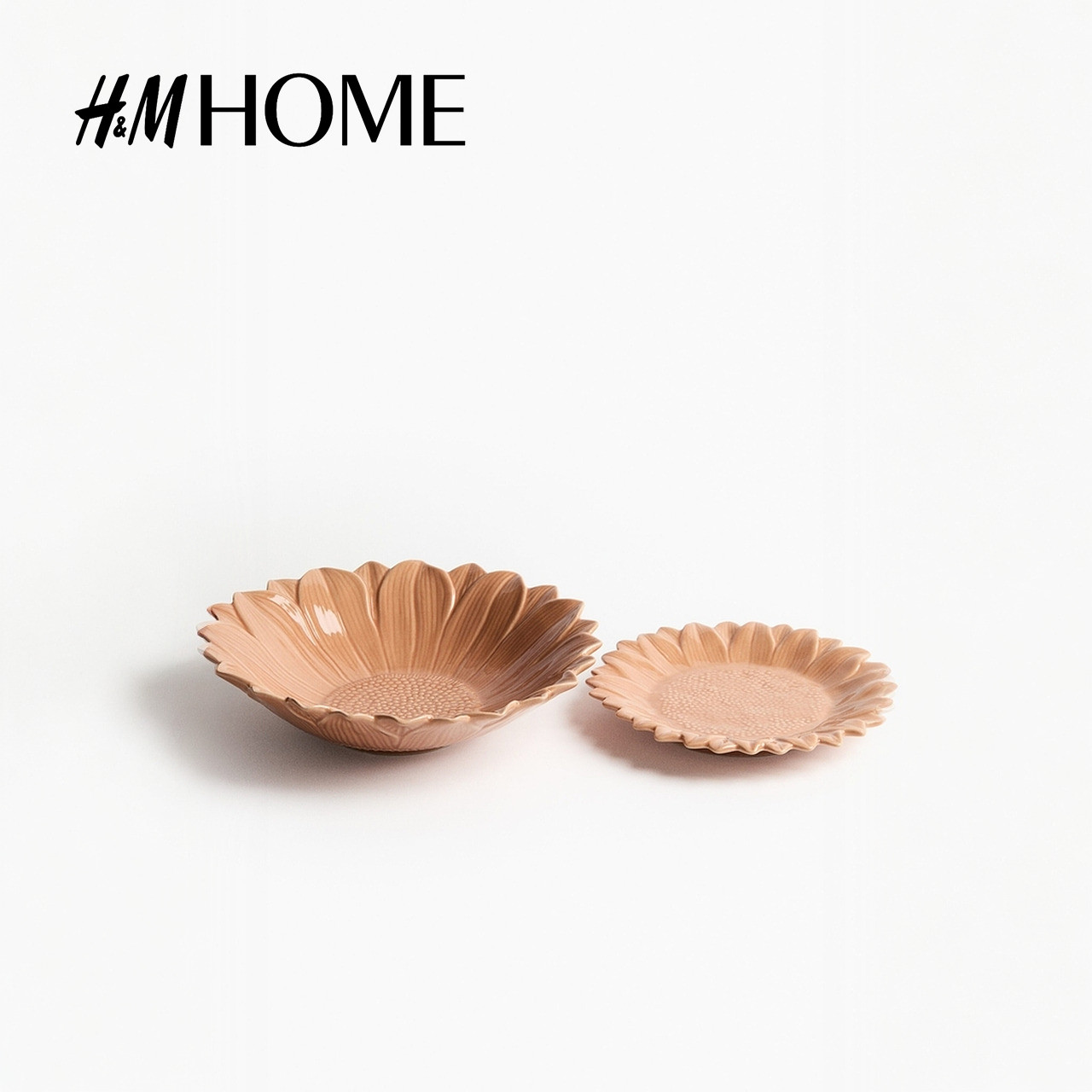 HM HOME2026春季新款向日葵造型中号餐盘1283741,淘宝优惠券,粉丝福利购,淘宝优惠卷