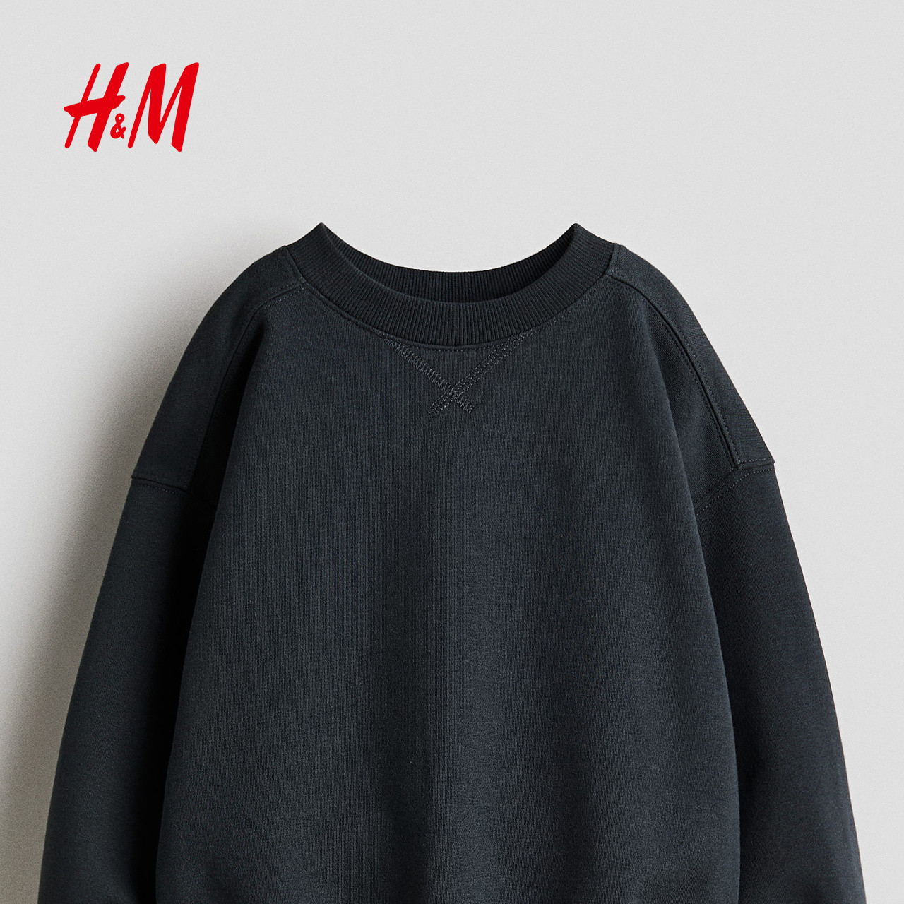 HM2025冬季新款童装儿童男童2件式卫衣套装1295728 - 图1