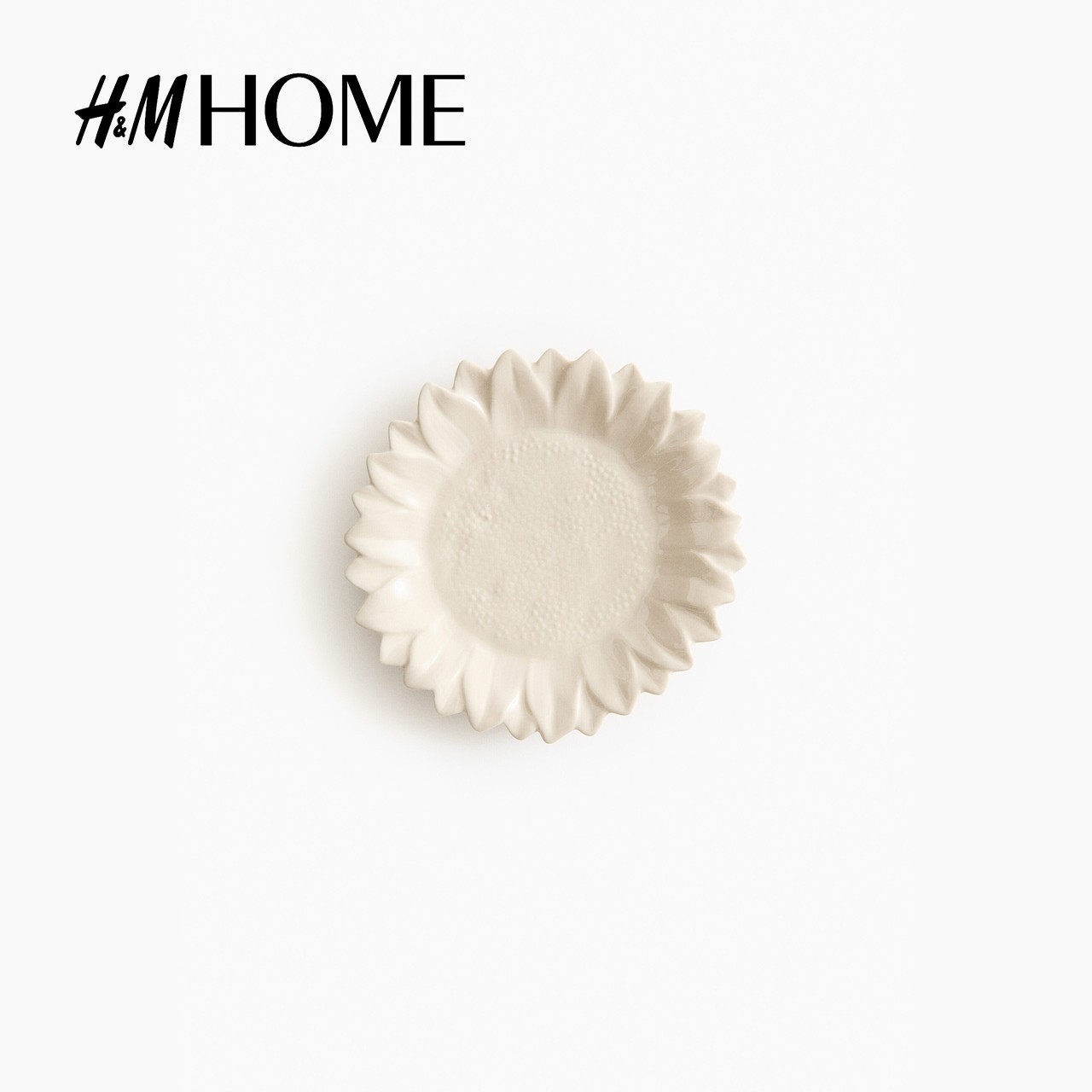 HM HOME2026春季新款向日葵造型中号餐盘1283741,淘宝优惠券,粉丝福利购,淘宝优惠卷