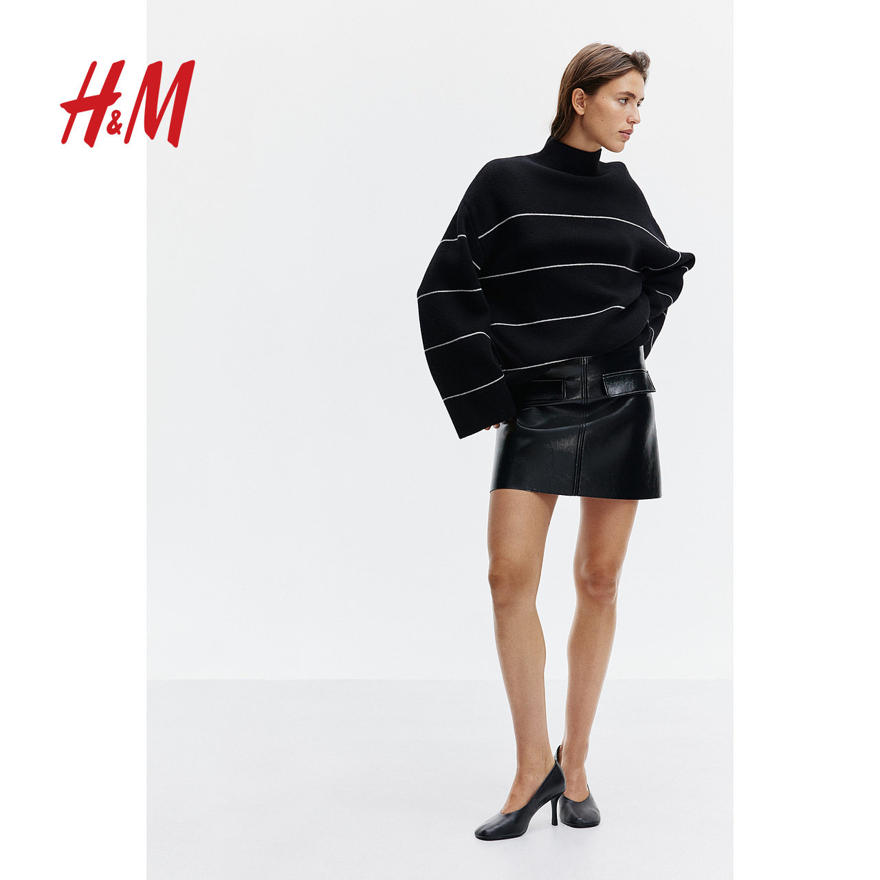 HM女装羊毛冬季舒适柔软时尚羊毛混纺高领套衫1246710,淘宝优惠券,粉丝福利购,淘宝优惠卷