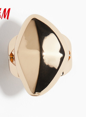 HM2025冬季新款女士2枚装不对称戒指1281491