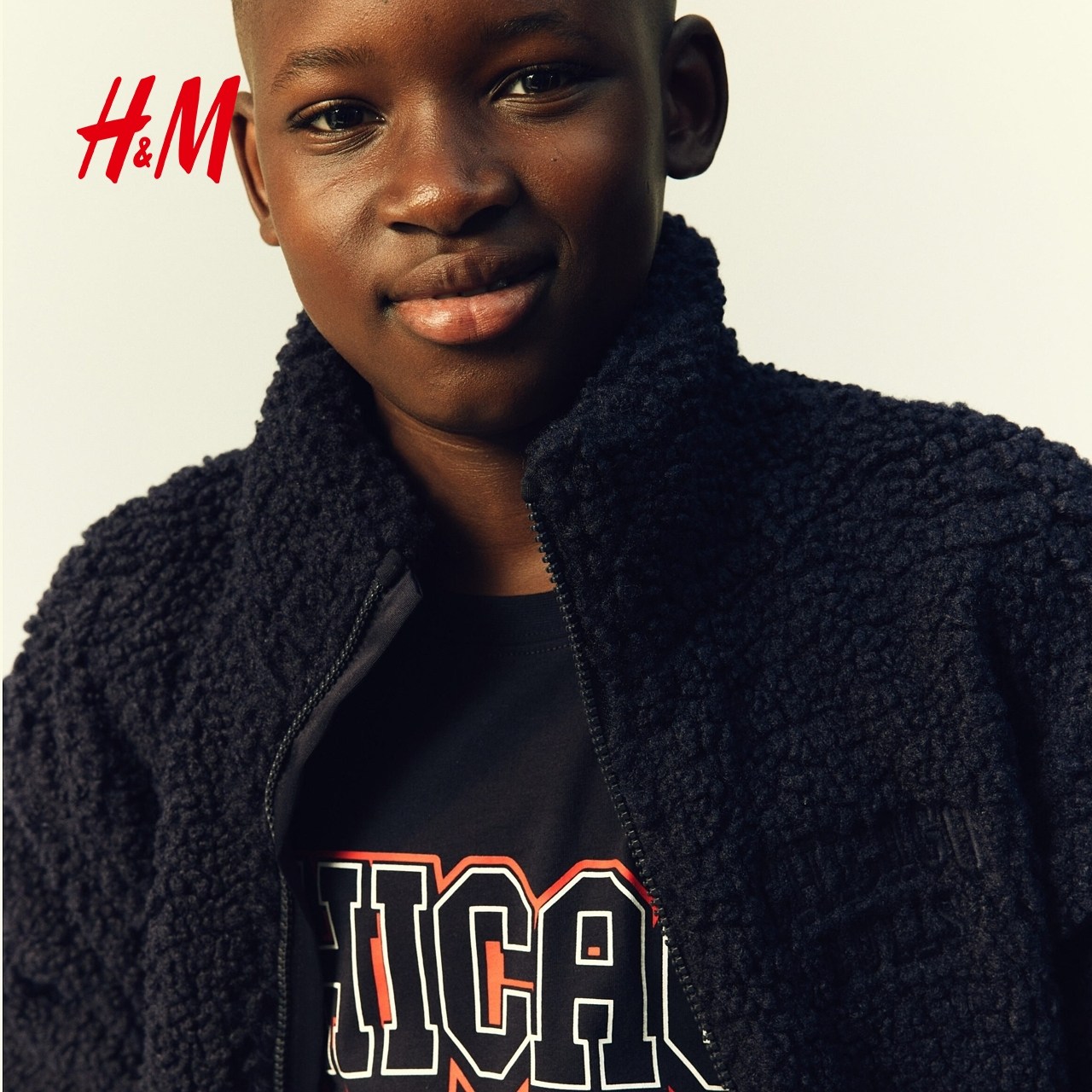 【NBA】HM童装儿童男童外套冬季贴花泰迪绒外出夹克1306806,淘宝优惠券,粉丝福利购,淘宝优惠卷