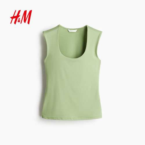 HM2025年冬季新款女装细纤维背心1293219 - 图2