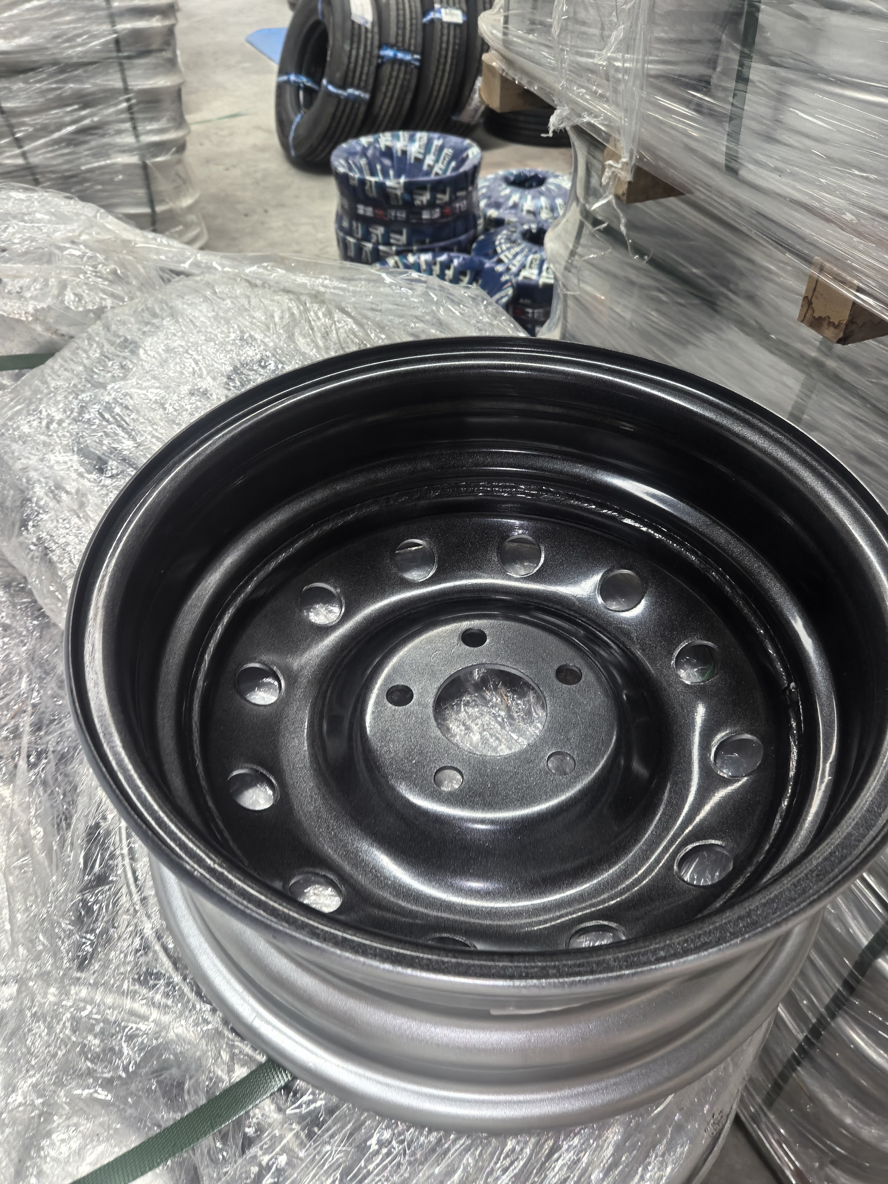 开瑞K50 K50s K60【加厚满焊载重】福田智蓝精灵E5E7轮毂钢圈15寸 - 图1