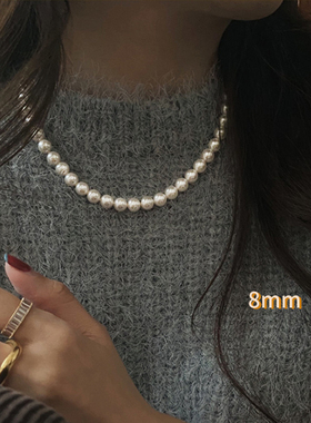 法式复古珍珠项链2026新款轻奢