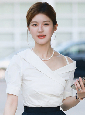 饰悟珍珠蝴蝶结高级感女锁骨链