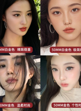 饰悟高级感999纯银碎银子耳环