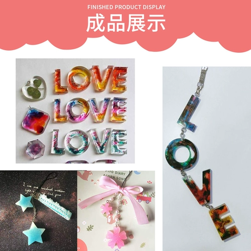 Новая любовь DIY Crystal Drop Пластиковая плесень Силиконовая пластиковая розовая розовая русалка русалка вишня девушка любовь любовь форма сердца