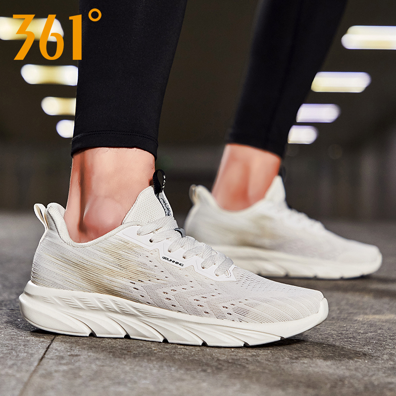 361运动鞋男女2025秋季新款革面网鞋减震软底跑鞋女士轻便跑步鞋-图0