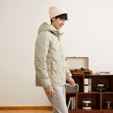 361°男士连帽羽绒服劵后159元包邮