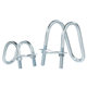Galvanized cross pipe fastener steel pipe connections hug U-shaped bolt scaffolding fixture clamp double U screw
