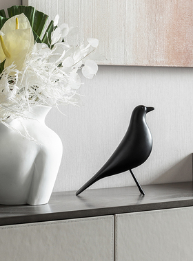 北欧风伊姆斯树脂鸽子创意小鸟