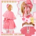 Thẻ ma thuật cô gái Sakura trang phục cosplay Các bài viết trong suốt Variety Sakura COS váy hồng đồng phục chiến đấu - Cosplay Cosplay