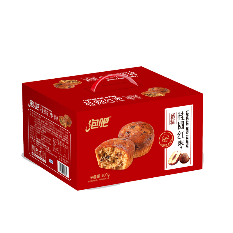 泡吧金牌鸡蛋糕1000g营养礼盒早餐零食云小蛋糕点心面包整箱批发_虎窝淘