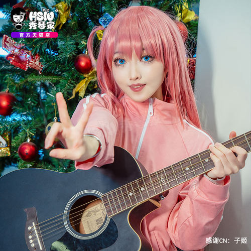 孤独摇滚 后藤一里cos服裤子 后藤独 波奇酱  假发 呆毛冰块 - 图2