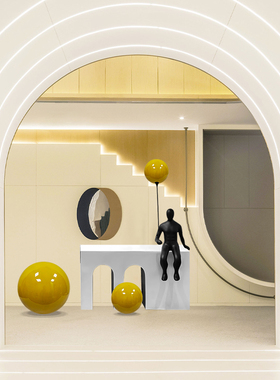 再发现树脂简约创意客厅人物摆件