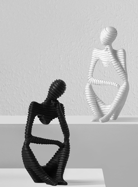 再发现树脂摆件抽象客厅北欧软装