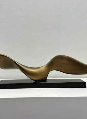 现代轻奢抽象人物摆件玄关装饰