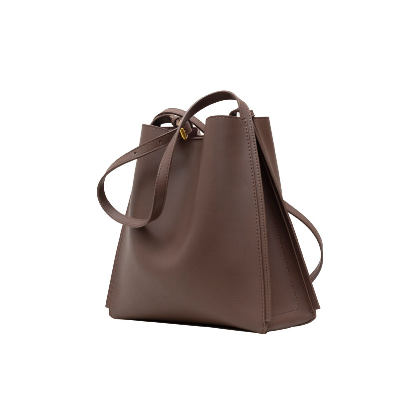 newlonpa软皮女大容量小众潮托特包 newlonpa纽隆帕女士包袋