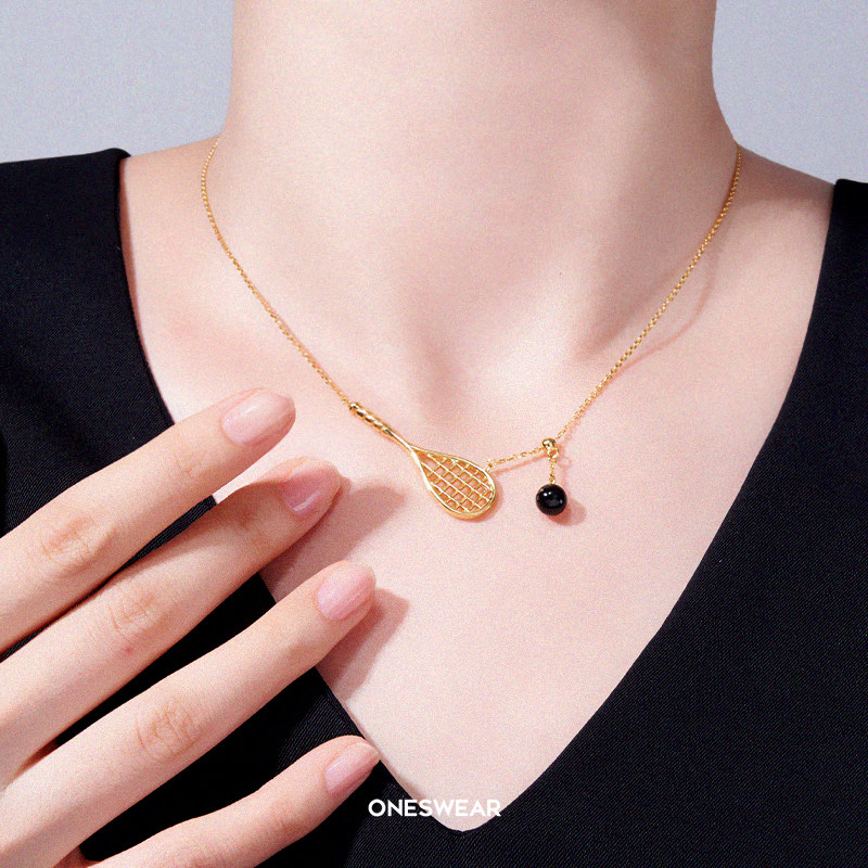 梵誓壁球项链女小众设计吊坠锁骨链原创创意情侣礼物运动风配饰品,淘宝优惠券,粉丝福利购,淘宝优惠卷