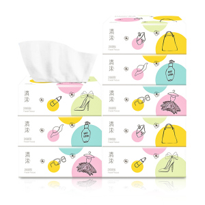 10包家用抽纸卫生纸抽