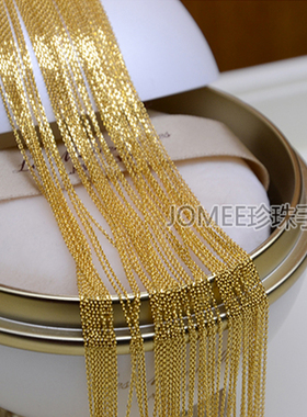 JOMEE18K黄金卡O链项链