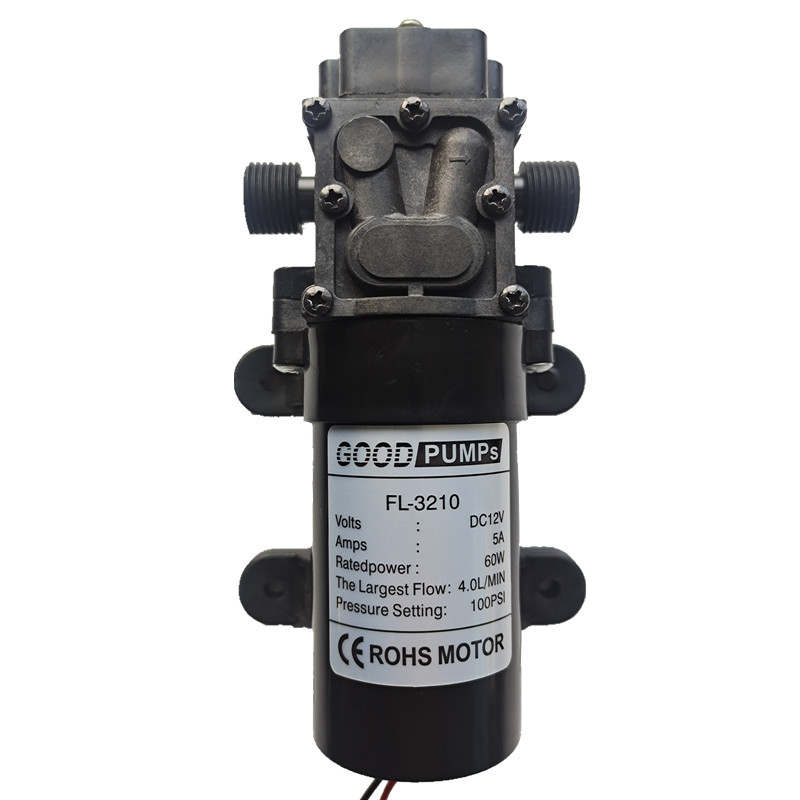 6V12V48V18V电动喷雾器泵24V60W4L回流隔膜泵4分泵直流螺纹泵 - 图3